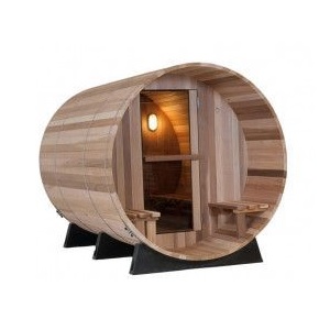 barrel sauna clear