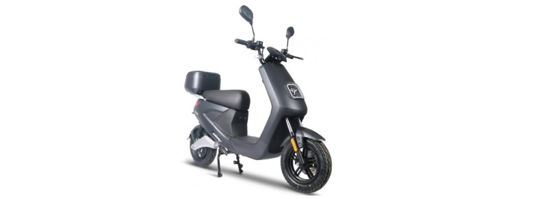 iva e-scooter grijs go s4 elektrisch